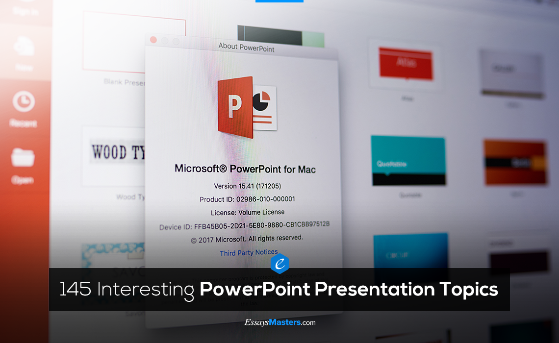 powerpoint presentation topics of